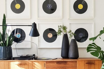 Idea para pared con cuadros